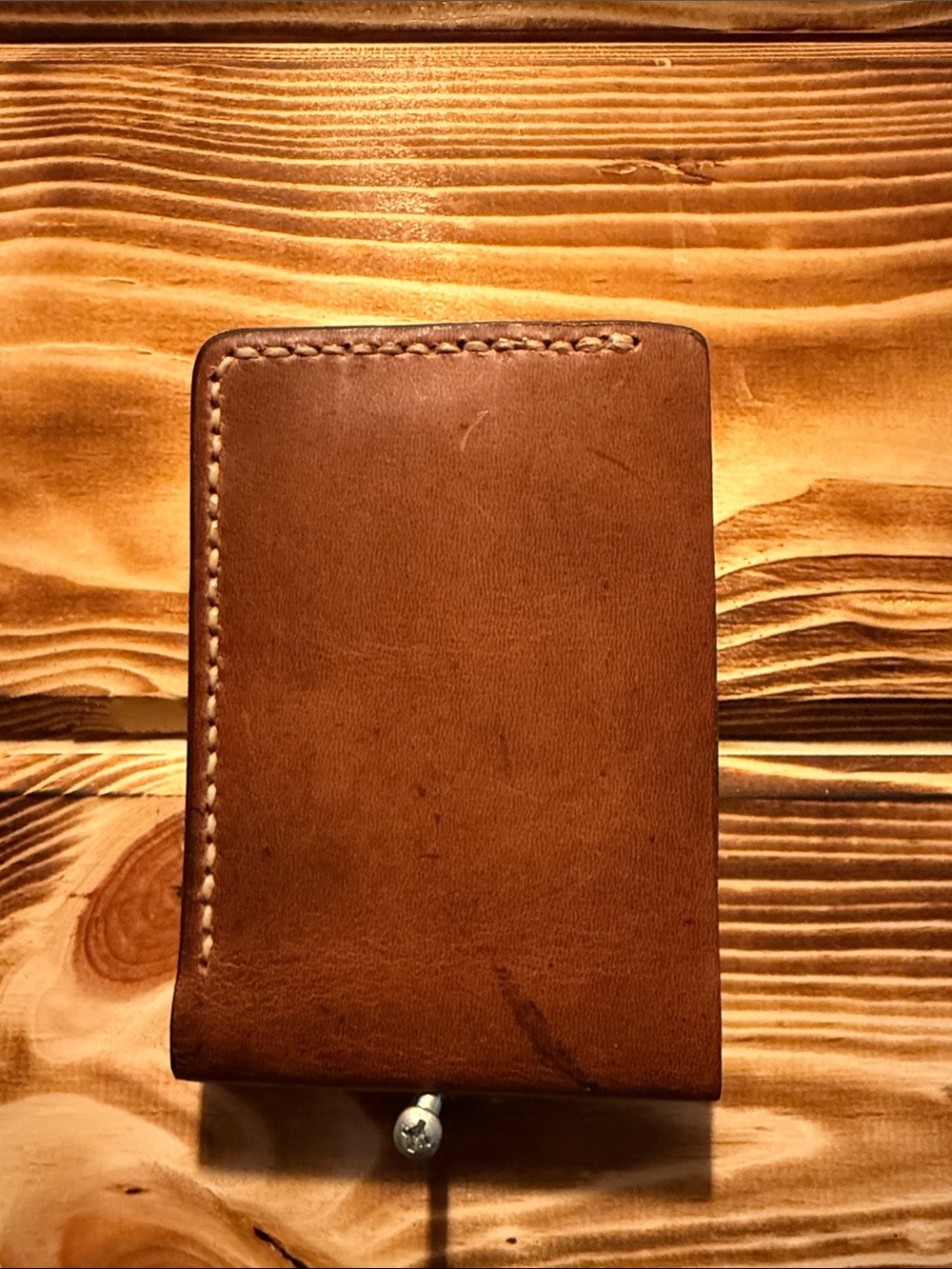 Premium Brown Whitetail deer Leather Bifold Wallet - Classic Men’s Accessory - Picture 2 of 5